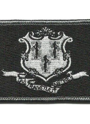 BuckUp Tactical Morale Patch Hook Connecticut Hartford State Patches 3x2".