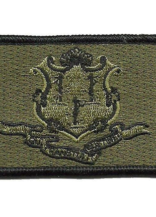 BuckUp Tactical Morale Patch Hook Connecticut Hartford State Patches 3x2".