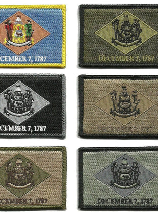 BuckUp Tactical Morale Patch Hook Delaware Dover State Patches 3x2".
