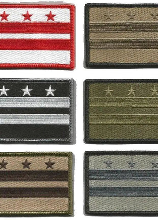 BuckUp Tactical Morale Patch Hook District of Columbia State Patches 3x2".