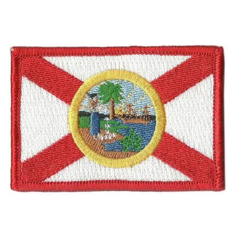BuckUp Tactical Morale Patch Hook Florida Tallahassee State Patches 3x2".