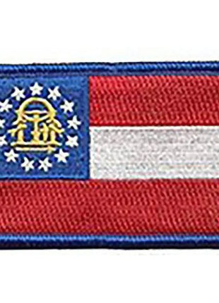 BuckUp Tactical Morale Patch Hook Georgia Atlanta State Patches 3x2".