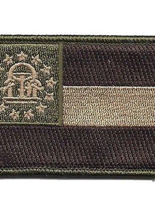 BuckUp Tactical Morale Patch Hook Georgia Atlanta State Patches 3x2".