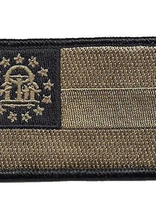 BuckUp Tactical Morale Patch Hook Georgia Atlanta State Patches 3x2".