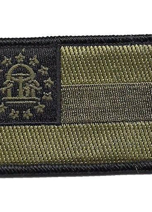 BuckUp Tactical Morale Patch Hook Georgia Atlanta State Patches 3x2".