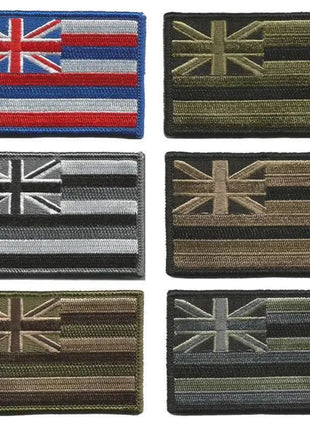 BuckUp Tactical Morale Patch Hook Hawaii Honolulu State Patches 3x2".