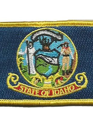BuckUp Tactical Morale Patch Hook Idaho Boise State Patches 3x2".