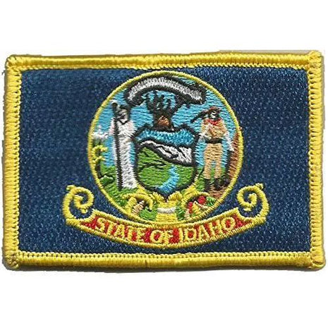 BuckUp Tactical Morale Patch Hook Idaho Boise State Patches 3x2".