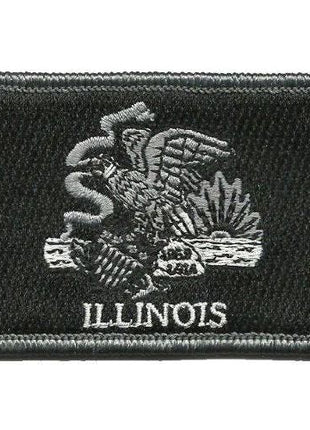 BuckUp Tactical Morale Patch Hook Illinois Springfield State Patches 3x2".