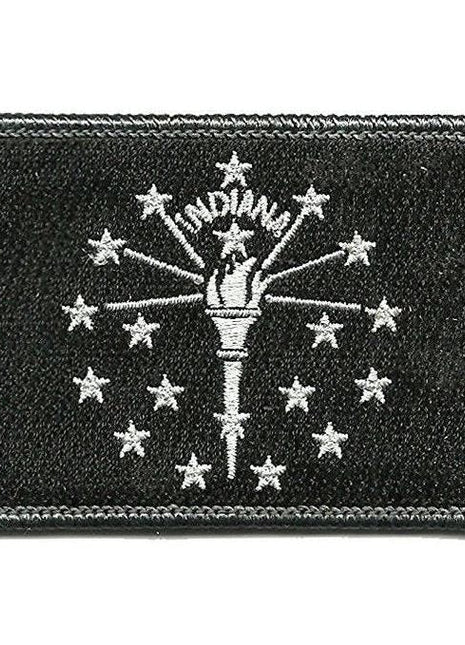 BuckUp Tactical Morale Patch Hook Indiana Indianapolis State Patches 3x2".