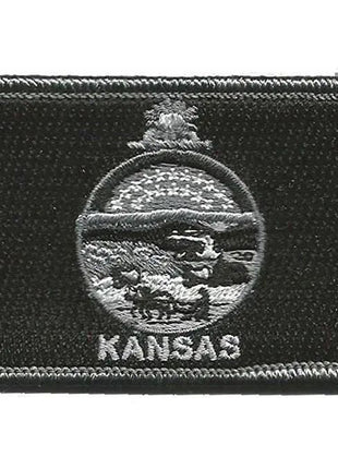 BuckUp Tactical Morale Patch Hook Kansas Topeka State Patches 3x2".