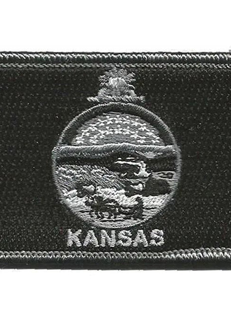 BuckUp Tactical Morale Patch Hook Kansas Topeka State Patches 3x2".