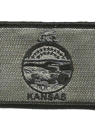 BuckUp Tactical Morale Patch Hook Kansas Topeka State Patches 3x2".