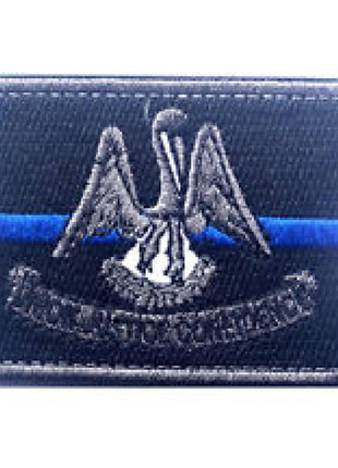 BuckUp Tactical Morale Patch Hook Louisiana Baton Rouge State Patches 3x2".
