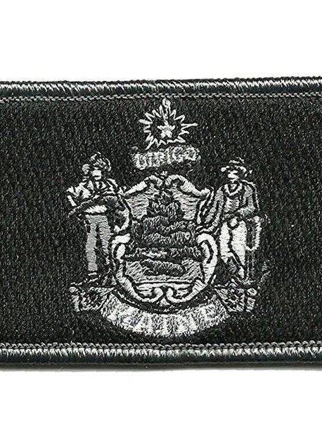 BuckUp Tactical Morale Patch Hook Maine Augusta State Patches 3x2".