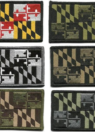 BuckUp Tactical Morale Patch Hook Maryland Annapolis State Patches 3x2".