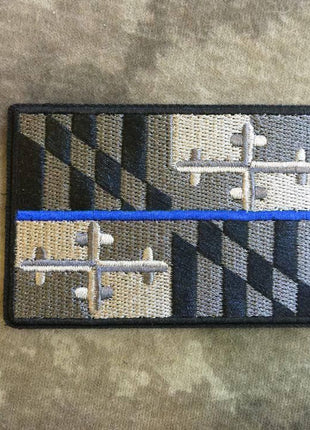 BuckUp Tactical Morale Patch Hook Maryland Annapolis State Patches 3x2".