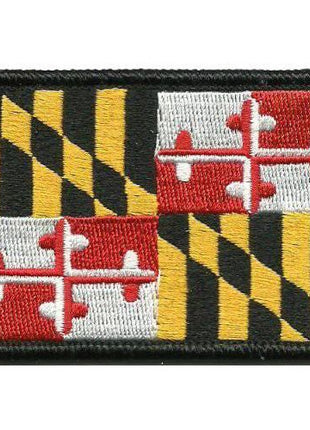 BuckUp Tactical Morale Patch Hook Maryland Annapolis State Patches 3x2".