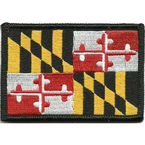 BuckUp Tactical Morale Patch Hook Maryland Annapolis State Patches 3x2".