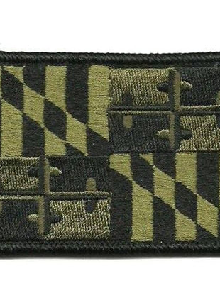 BuckUp Tactical Morale Patch Hook Maryland Annapolis State Patches 3x2".
