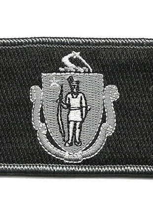 BuckUp Tactical Morale Patch Hook Massachusetts Boston State Patches 3x2".