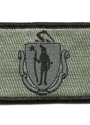 BuckUp Tactical Morale Patch Hook Massachusetts Boston State Patches 3x2".