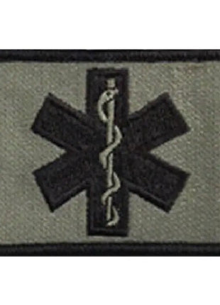 BuckUp Tactical Morale Patch Hook Medic EMT Patches 2x3".