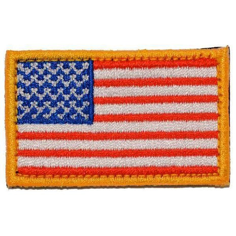 BuckUp Tactical Morale Patch Hook MINI USA US Flag Forward Facing Patches 2x1".
