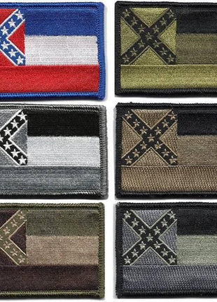 BuckUp Tactical Morale Patch Hook Mississippi Jackson State Patches 3x2".