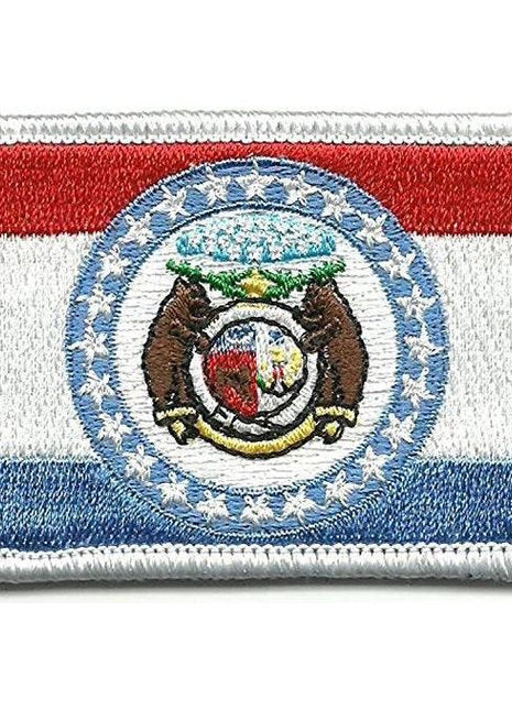 BuckUp Tactical Morale Patch Hook Missouri Jefferson City State Patches 3x2".