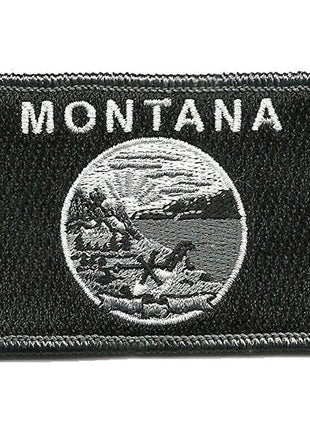 BuckUp Tactical Morale Patch Hook Montana Helena State Patches 3x2".