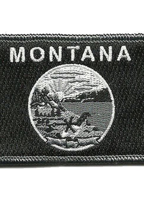BuckUp Tactical Morale Patch Hook Montana Helena State Patches 3x2".