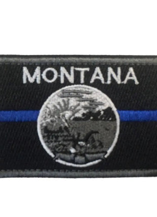 BuckUp Tactical Morale Patch Hook Montana Helena State Patches 3x2".