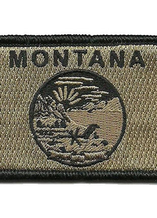 BuckUp Tactical Morale Patch Hook Montana Helena State Patches 3x2".
