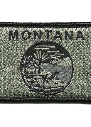 BuckUp Tactical Morale Patch Hook Montana Helena State Patches 3x2".
