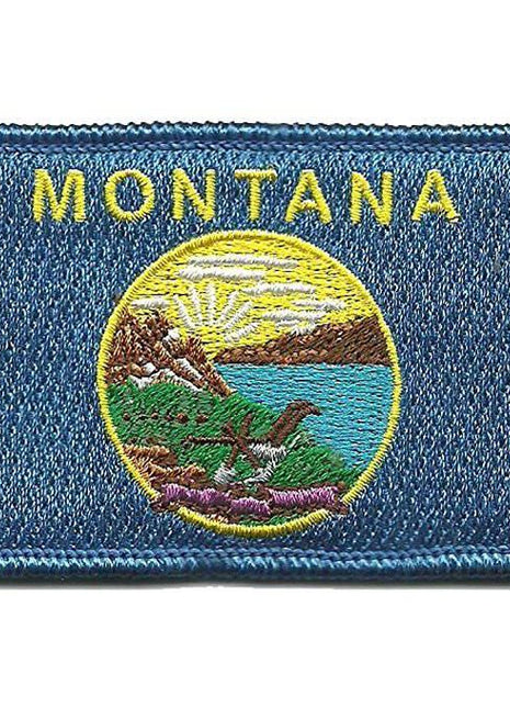 BuckUp Tactical Morale Patch Hook Montana Helena State Patches 3x2".