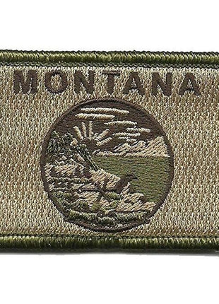BuckUp Tactical Morale Patch Hook Montana Helena State Patches 3x2".