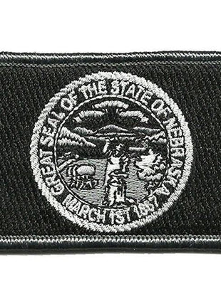 BuckUp Tactical Morale Patch Hook Nebraska Lincoln State Patches 3x2".