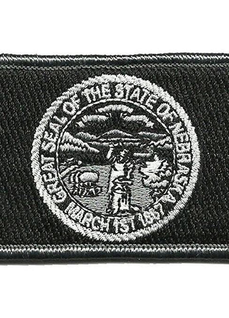 BuckUp Tactical Morale Patch Hook Nebraska Lincoln State Patches 3x2".