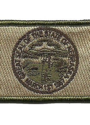 BuckUp Tactical Morale Patch Hook Nebraska Lincoln State Patches 3x2".