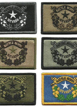 BuckUp Tactical Morale Patch Hook Nevada Carson City State Patches 3x2".