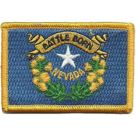 BuckUp Tactical Morale Patch Hook Nevada Carson City State Patches 3x2".