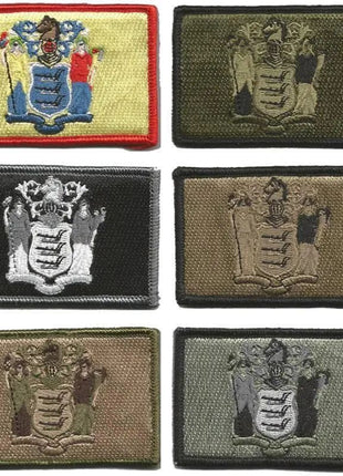 BuckUp Tactical Morale Patch Hook New Jersey Trenton State Patches 3x2".