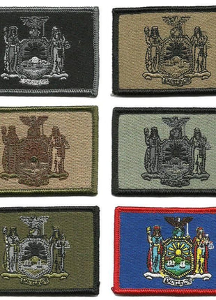 BuckUp Tactical Morale Patch Hook New York Albany State Patches 3x2".