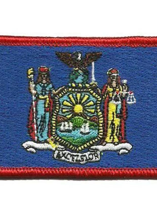 BuckUp Tactical Morale Patch Hook New York Albany State Patches 3x2".