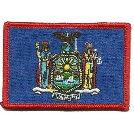 BuckUp Tactical Morale Patch Hook New York Albany State Patches 3x2".