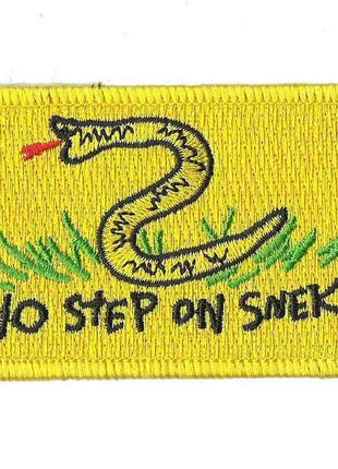 BuckUp Tactical Morale Patch Hook NO STEP ON SNEK - 2"X3" Tactical Patches.