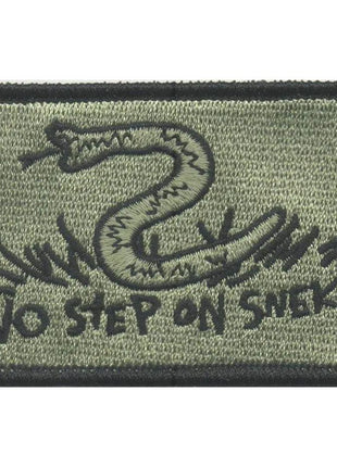 BuckUp Tactical Morale Patch Hook NO STEP ON SNEK - 2"X3" Tactical Patches.