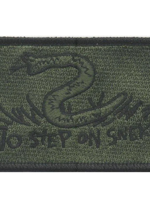 BuckUp Tactical Morale Patch Hook NO STEP ON SNEK - 2"X3" Tactical Patches.