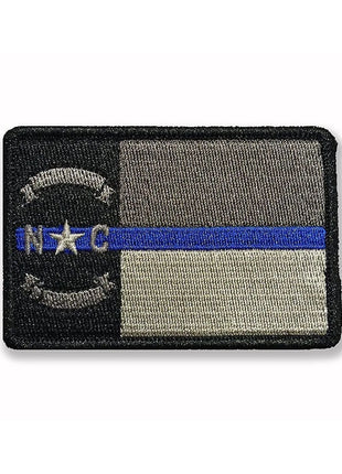 BuckUp Tactical Morale Patch Hook North Carolina Raleigh State Patches 3x2".